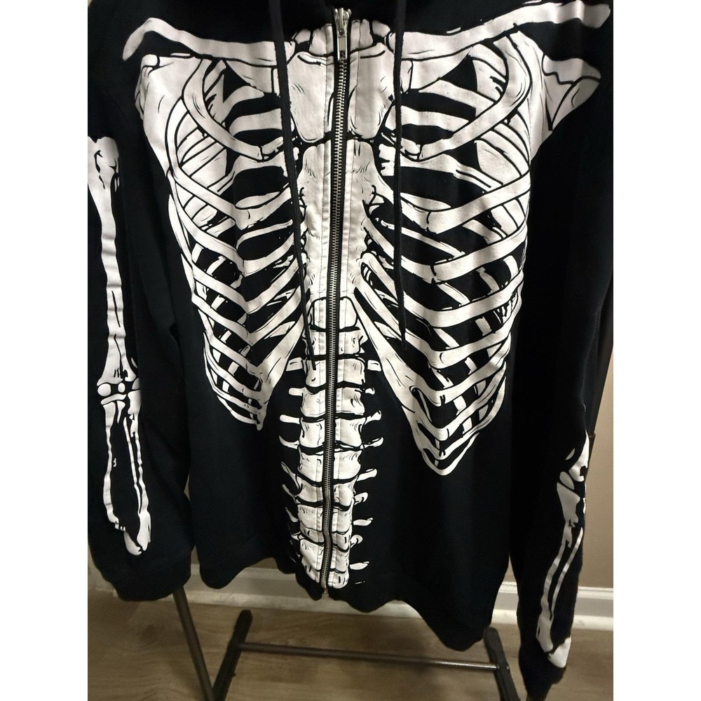 Adult Skeleton Hoodie Size L - Picture 2 of 5